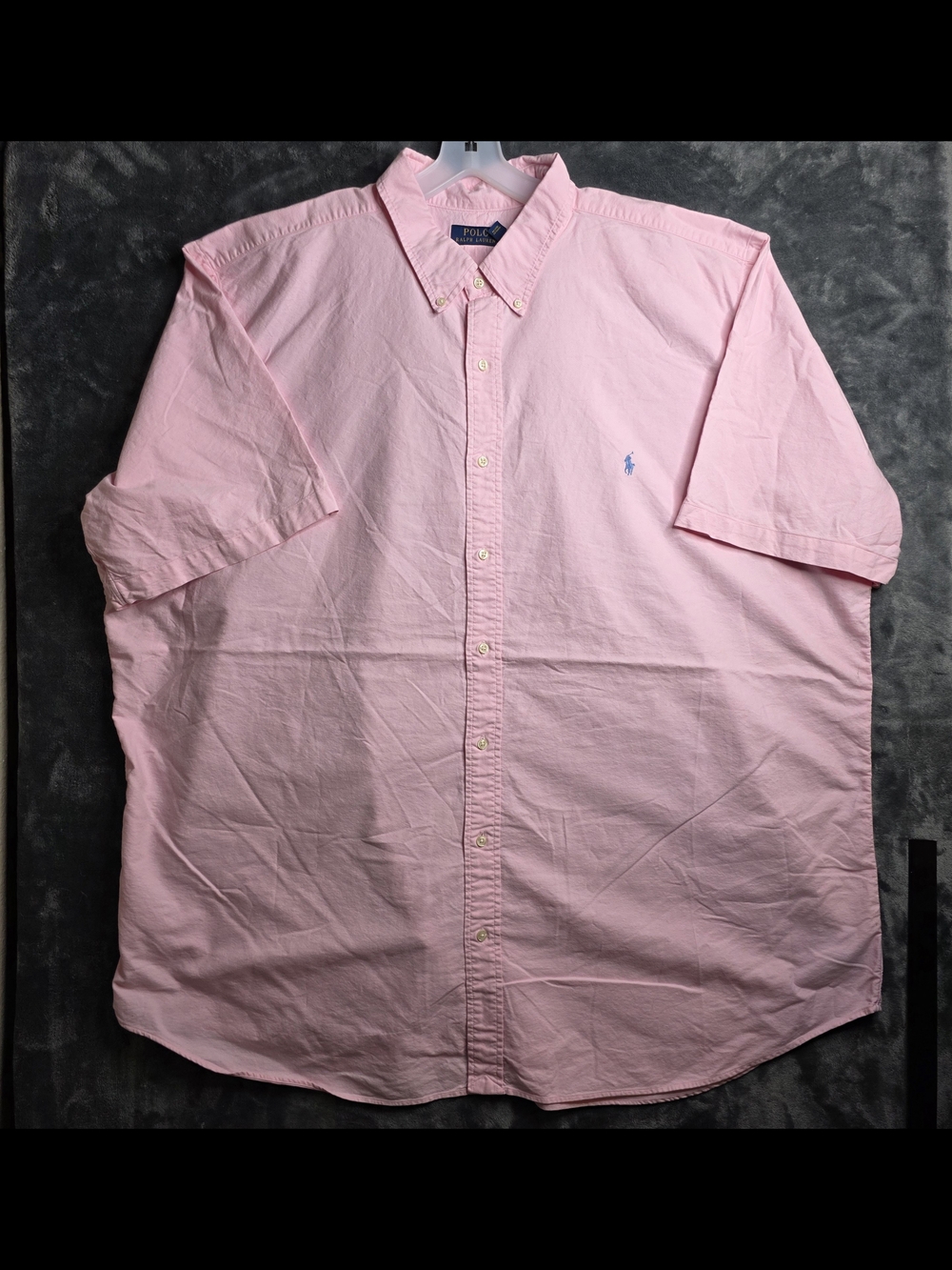 Polo by Ralph Lauren Light Pink Short-Sleeve Button-Down Shirt